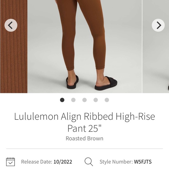 Lululemon Athletica Brown Leggings - Picture 5 of 5